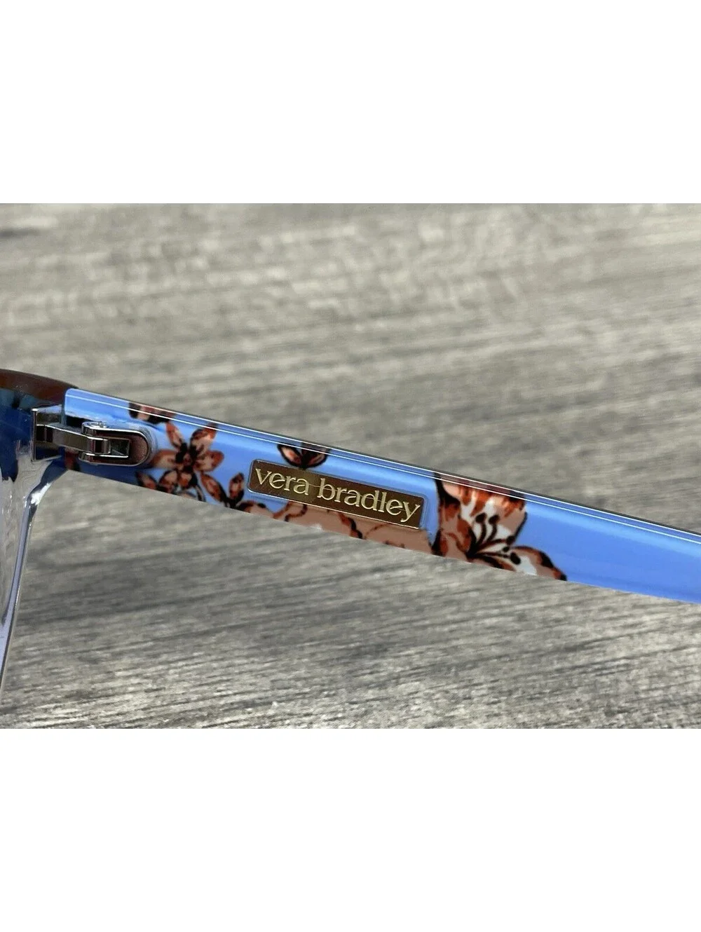 Vera Bradley Eyeglasses BRITTANI Cerulean Bouquet 53[]16-140 Clear Blue Frames